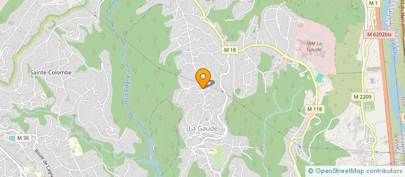 localisation de l'entreprise MADAME NATHALIE PEROL  LA GAUDE