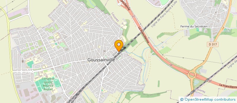 localisation de l'entreprise MADAME NATHALIE PERRAN à GOUSSAINVILLE