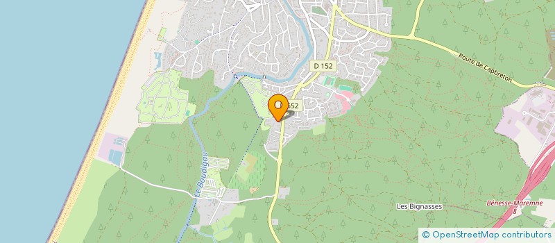 localisation de l'entreprise MADAME NATHALIE PERRAULT  CAPBRETON