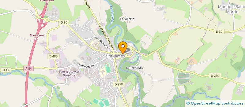 localisation de l'entreprise MADAME NATHALIE PERRIGUET  SAINT-CONTEST