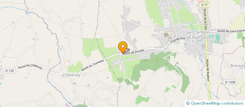 localisation de l'entreprise MADAME NATHALIE PERRIN  SAINT-SIMEON-DE-BRESSIEUX