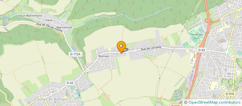 localisation de l'entreprise MADAME NATHALIE PERSIN  COSNES-ET-ROMAIN