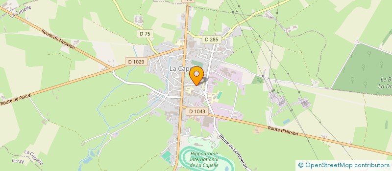 localisation de l'entreprise MADAME NATHALIE PETER  LA CAPELLE