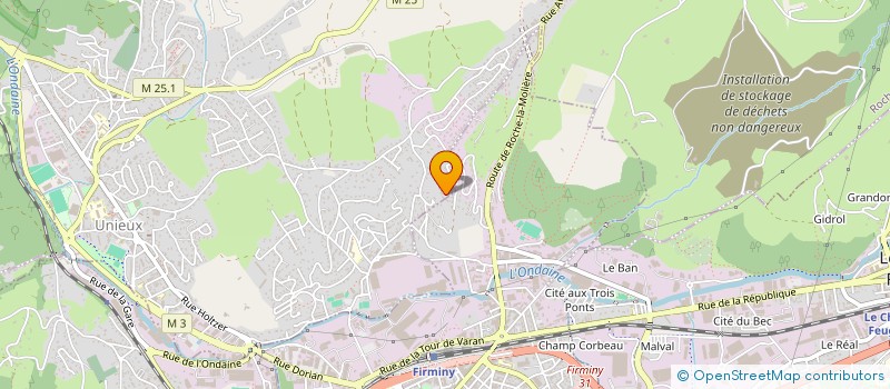 localisation de l'entreprise MADAME NATHALIE PETIOT  UNIEUX