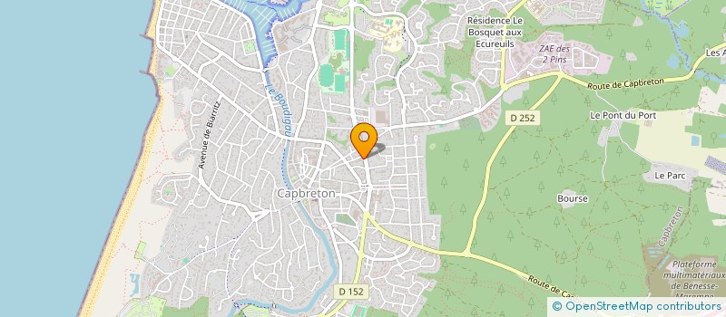 localisation de l'entreprise MADAME NATHALIE PETIT  CAPBRETON