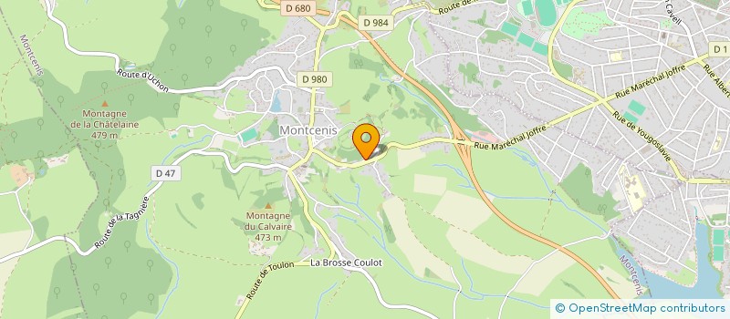 localisation de l'entreprise MADAME NATHALIE PETIT à MONTCENIS