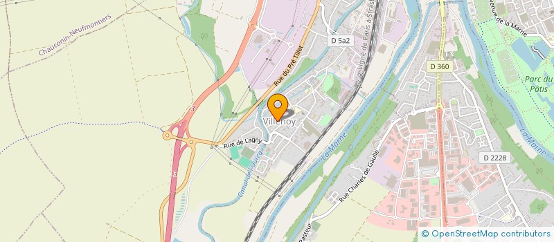 localisation de l'entreprise MADAME NATHALIE PETIT  VILLENOY