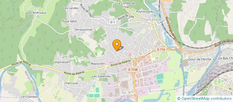 localisation de l'entreprise MADAME NATHALIE PETIT  CHANCELADE