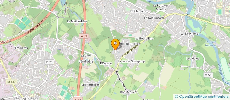 localisation de l'entreprise MADAME NATHALIE PETITARMAND à VERTOU