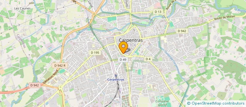 localisation de l'entreprise MADAME NATHALIE PETITDEMENGE  CARPENTRAS