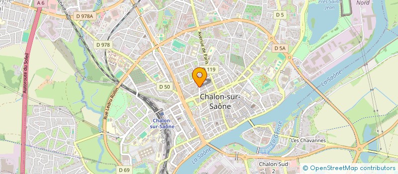 localisation de l'entreprise MADAME NATHALIE PEUTOT  CHALON-SUR-SAONE