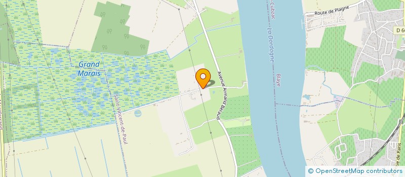 localisation de l'entreprise MADAME NATHALIE PEYRAUD  SAINT-VINCENT-DE-PAUL