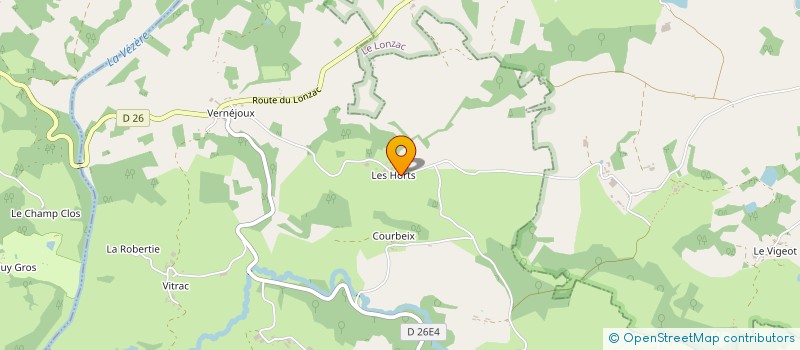 localisation de l'entreprise MADAME NATHALIE PEYRICHOUX  CHAMBOULIVE