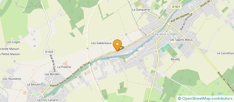 localisation de l'entreprise MADAME NATHALIE PEYRON à FAY-AUX-LOGES