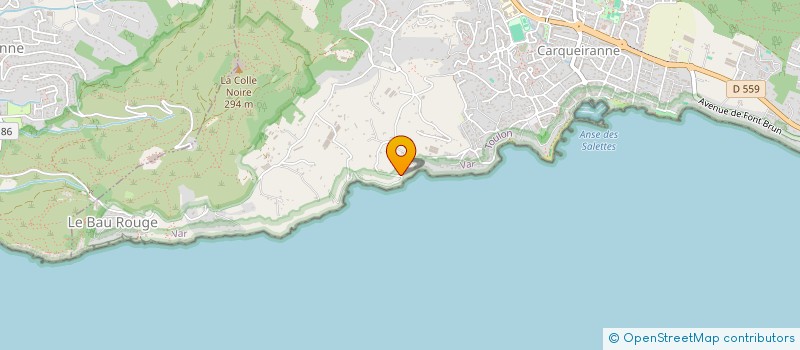 localisation de l'entreprise MADAME NATHALIE PEYRON  CARQUEIRANNE