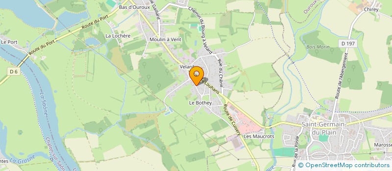 localisation de l'entreprise MADAME NATHALIE PHELIPON  OUROUX-SUR-SAONE