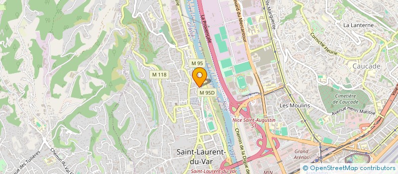 localisation de l'entreprise MADAME NATHALIE PIAT à SAINT-LAURENT-DU-VAR