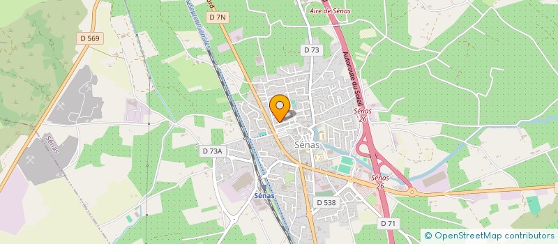 localisation de l'entreprise MADAME NATHALIE PICARD  SENAS