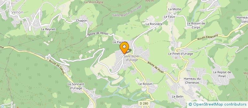 localisation de l'entreprise MADAME NATHALIE PICARD à SAINT-MARTIN-D'URIAGE