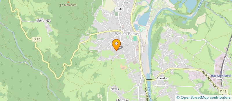 localisation de l'entreprise MADAME NATHALIE PICHON  BAS-EN-BASSET