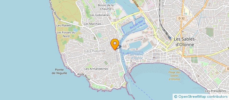 localisation de l'entreprise MADAME NATHALIE PICOU à LES SABLES D'OLONNE