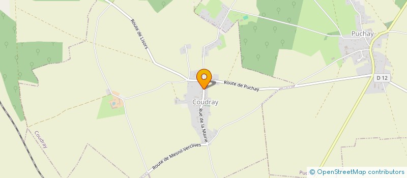 localisation de l'entreprise MADAME NATHALIE PIERONI  COUDRAY