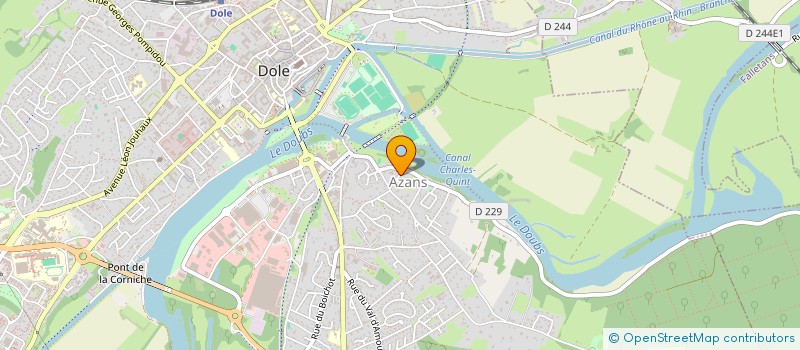 localisation de l'entreprise MADAME NATHALIE PIERQUET  BAVERANS