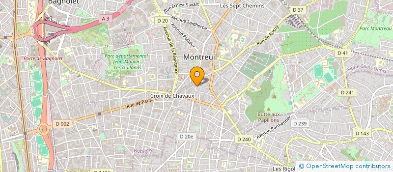 localisation de l'entreprise MADAME NATHALIE PIETRA à MONTREUIL