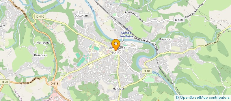 localisation de l'entreprise MADAME NATHALIE PIETRALUNGA  CAMBO-LES-BAINS