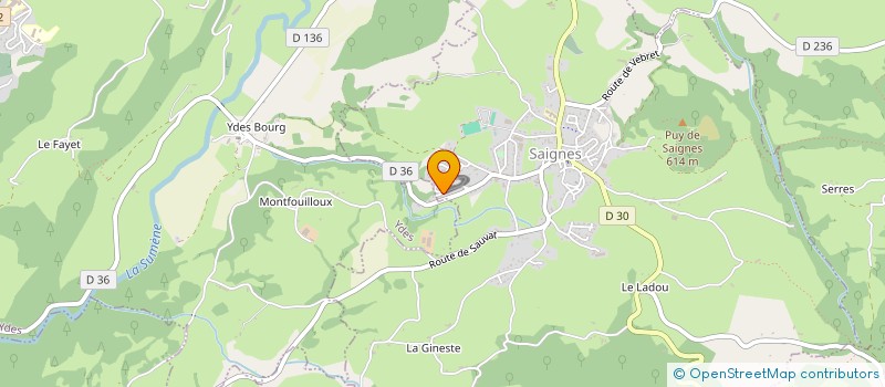 localisation de l'entreprise MADAME NATHALIE PIGEONNEAU à SAIGNES