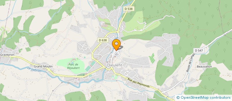 localisation de l'entreprise MADAME NATHALIE PIGOT  DIEULEFIT