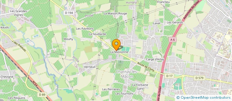 localisation de l'entreprise MADAME NATHALIE PIN à CHARNAY-LES-MACON