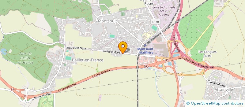 localisation de l'entreprise MADAME NATHALIE PINABEL  BAILLET-EN-FRANCE