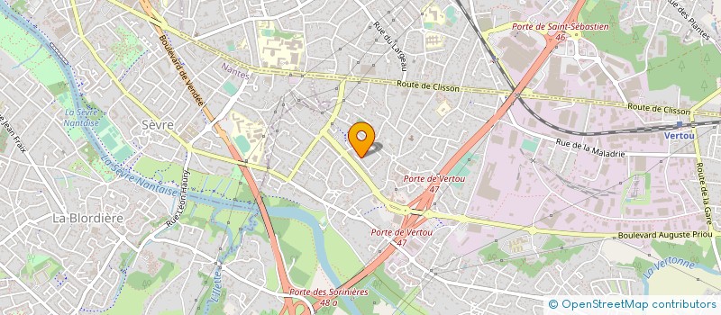 localisation de l'entreprise MADAME NATHALIE PINEL  VERTOU