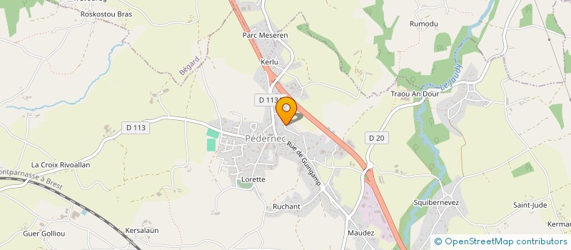 localisation de l'entreprise MADAME NATHALIE PINEL  PEDERNEC