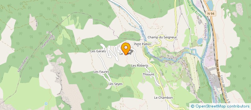 localisation de l'entreprise MADAME NATHALIE PINONCELY à FREISSINIERES
