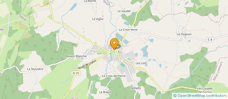 localisation de l'entreprise MADAME NATHALIE PINSON à LES CARS