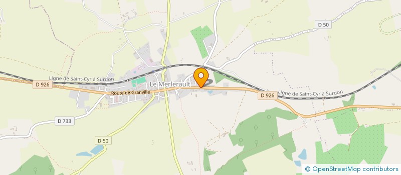 localisation de l'entreprise MADAME NATHALIE PINSON à LE MERLERAULT