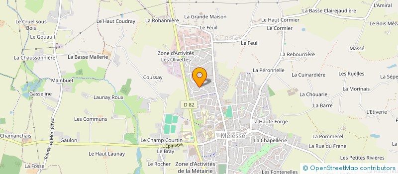 localisation de l'entreprise MADAME NATHALIE PINVIDIC à MELESSE