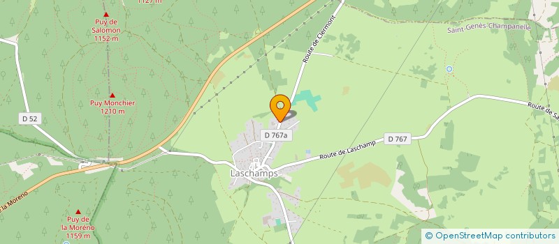 localisation de l'entreprise MADAME NATHALIE PIOVESAN à SAINT-GENES-CHAMPANELLE