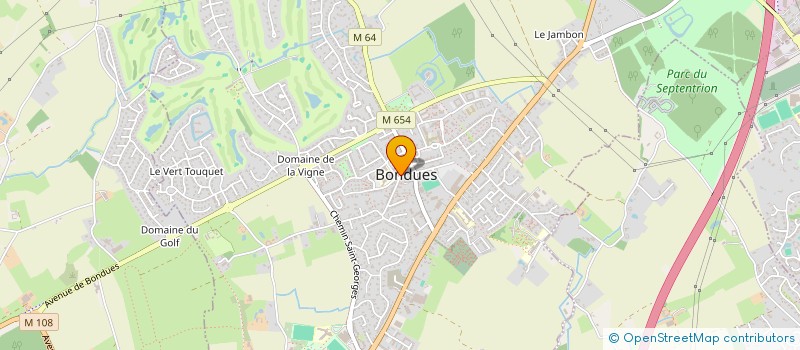 localisation de l'entreprise MADAME NATHALIE PLATELLE  BONDUES