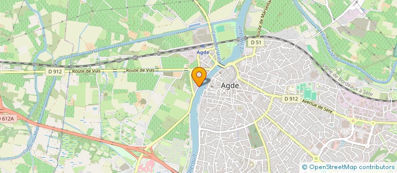 localisation de l'entreprise MADAME NATHALIE PLAULT à AGDE