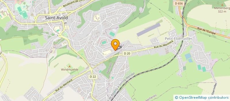 localisation de l'entreprise MADAME NATHALIE PLESZAK  SAINT-AVOLD