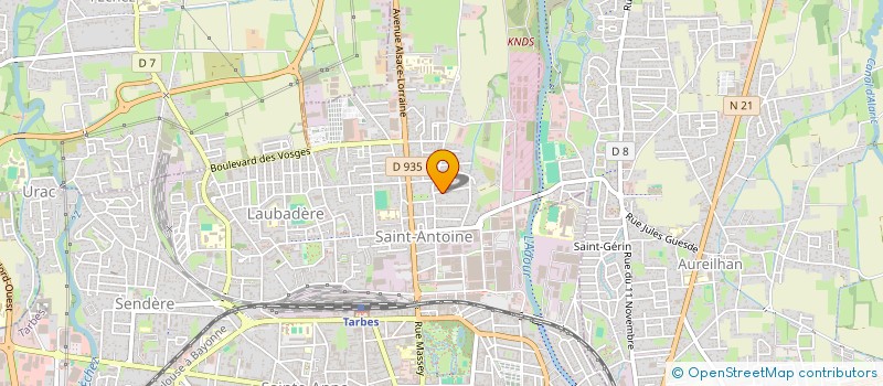 localisation de l'entreprise MADAME NATHALIE PLEVENT  TARBES