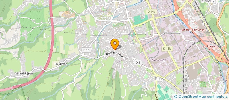 localisation de l'entreprise MADAME NATHALIE PLICHON  CHAMBERY