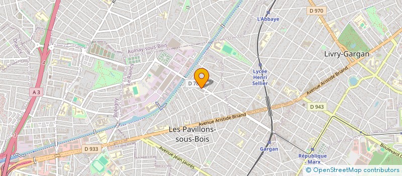 localisation de l'entreprise MADAME NATHALIE PLOYART  LES PAVILLONS-SOUS-BOIS