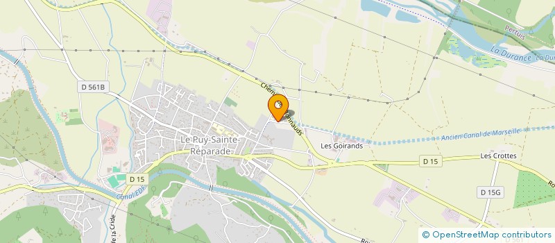 localisation de l'entreprise MADAME NATHALIE POINSART  LE PUY-SAINTE-REPARADE