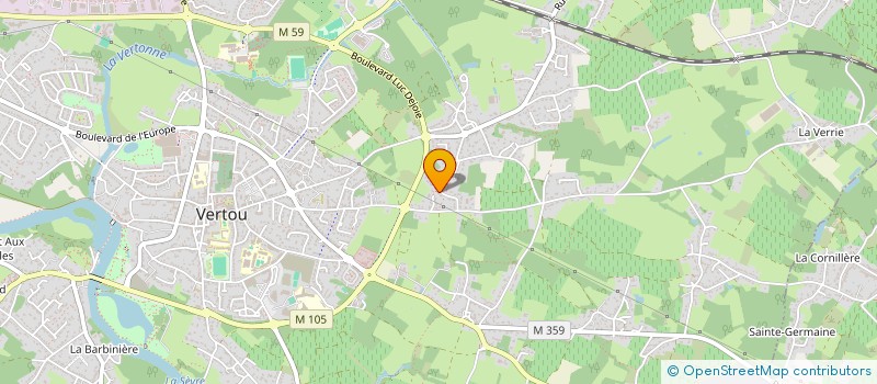 localisation de l'entreprise MADAME NATHALIE POIRAUD à VERTOU