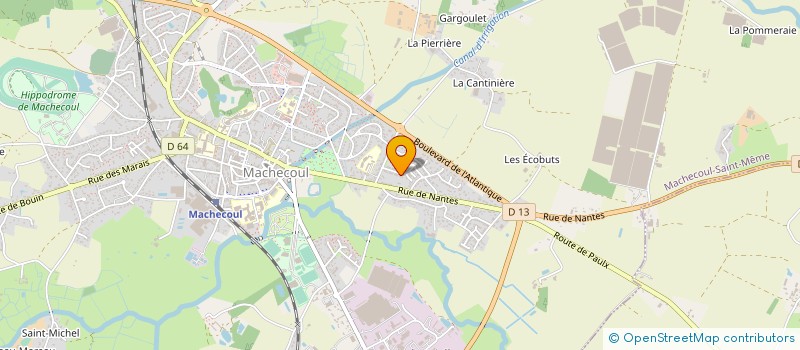 localisation de l'entreprise MADAME NATHALIE POIRAUDEAU à MACHECOUL-SAINT-MEME