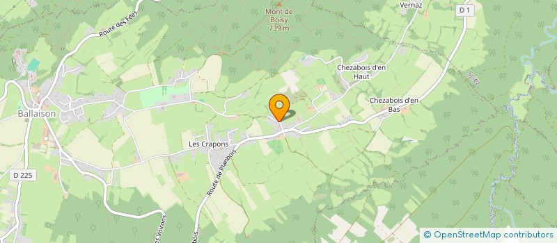 localisation de l'entreprise MADAME NATHALIE POISSON à YVOIRE